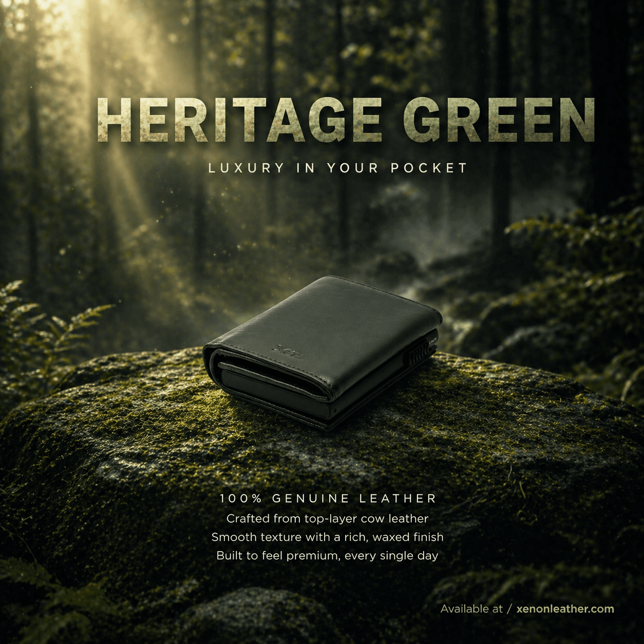 Top Grain Wallet - Heritage Green